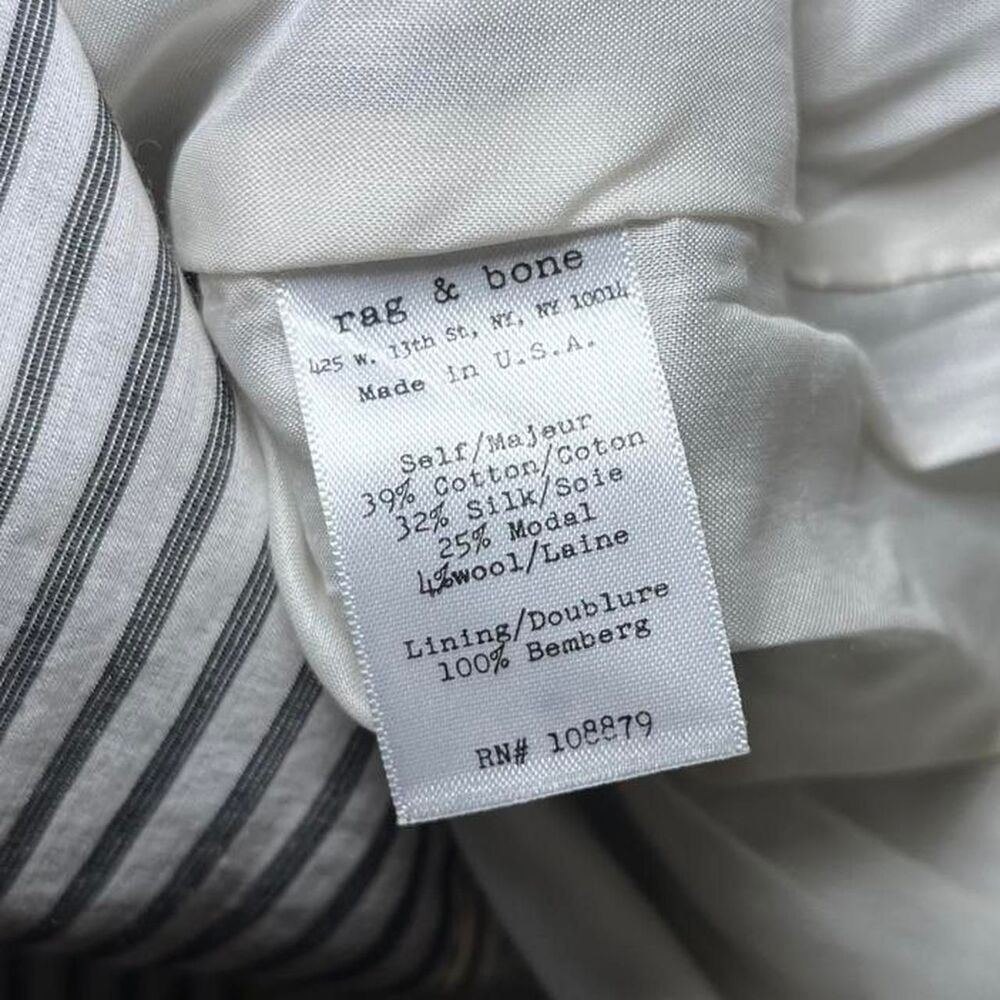 Rag & Bone Stripe Pattern Blazer - image 5
